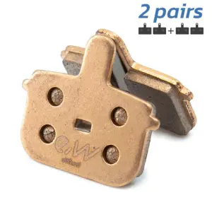 2x Spiekane klocki hamulcowe RT001 do Kamikaze
