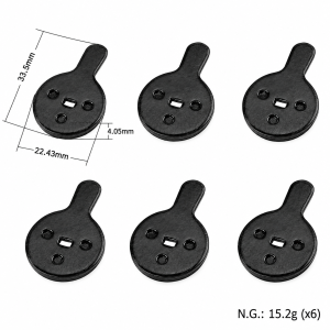 6x PANCERNE KLOCKI HAMULCOWE kukirin G2 Pro / G2 Max / G4 Max, Kugoo G2 PRO / G-Booster (1)