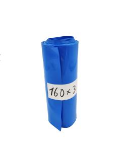 Folia termokurczliwa NIEBIESKA| rękaw PVC 160mm 1m