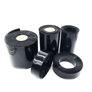 Folia termokurczliwa CZARNA| rękaw PVC 160mm 1m