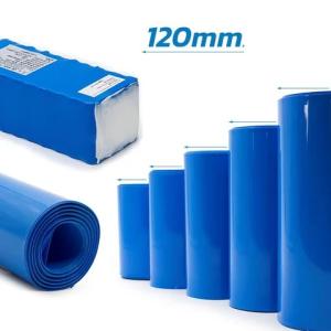 Folia termokurczliwa NIEBIESKA| rękaw PVC 120mm 1m